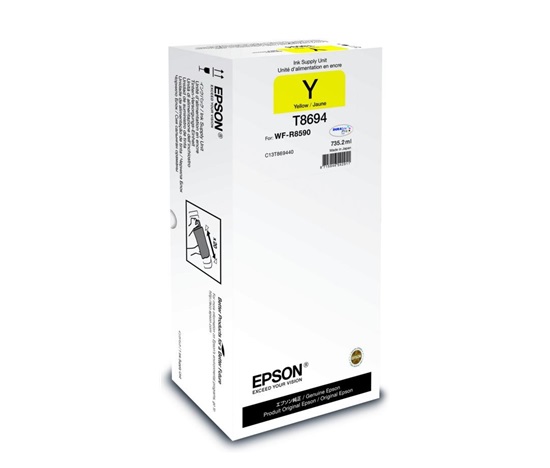 EPSON Ink bar Recharge XXL for A3 – 75.000str. Yellow 735,2 ml, BAR 75 000 stran