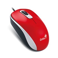 GENIUS myš DX-110, drátová, 1000 dpi, USB, červená