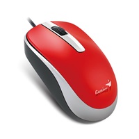 GENIUS myš DX-120, drátová, 1200 dpi, USB, červená