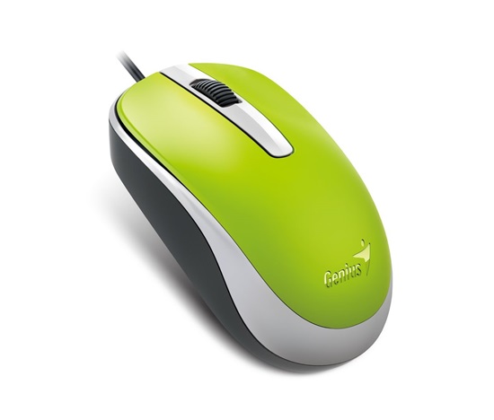GENIUS myš DX-120, drátová, 1200 dpi, USB, zelená