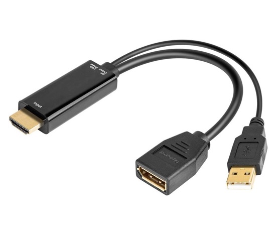 PREMIUMCORD adaptér HDMI to DisplayPort s napájením