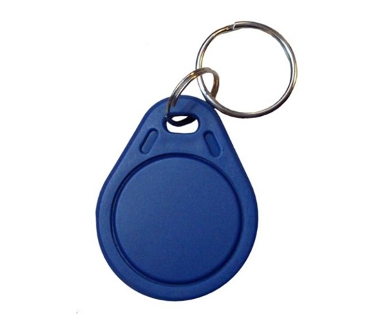 Elatec RFID Mifare čip, přívěsek na klíče, 13,56 MHz, modrý