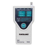 Intellinet Cable Tester, 5-in-1, RJ45, RJ11, USB, Firewire, BNC