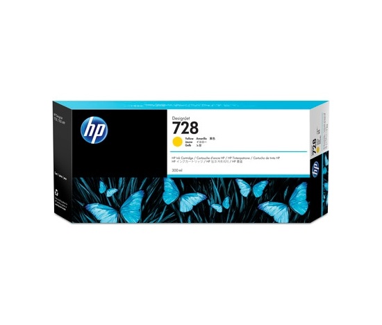 HP 728 300-ml Yellow InkCart