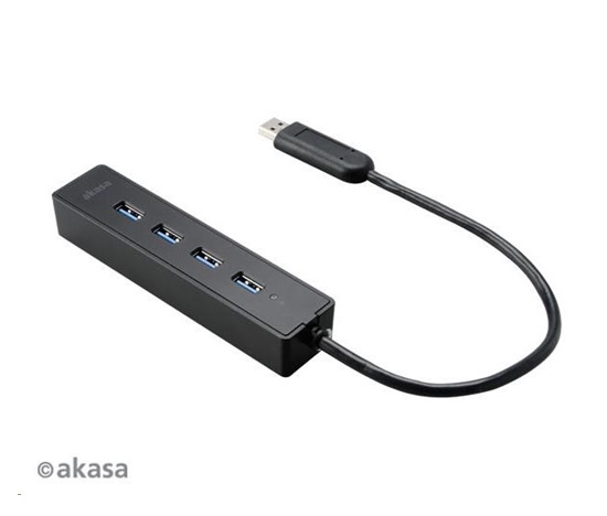 AKASA HUB USB Connect 4SX, 4x USB 3.0, externí