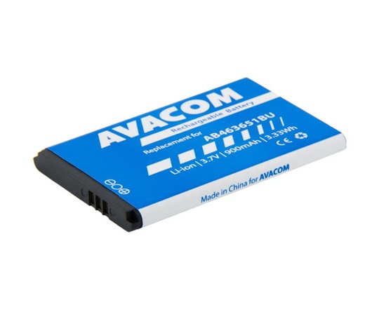 AVACOM baterie do mobilu Samsung B3410 Corby plus Li-Ion 3,7V 900mAh (náhrada AB463651BU)