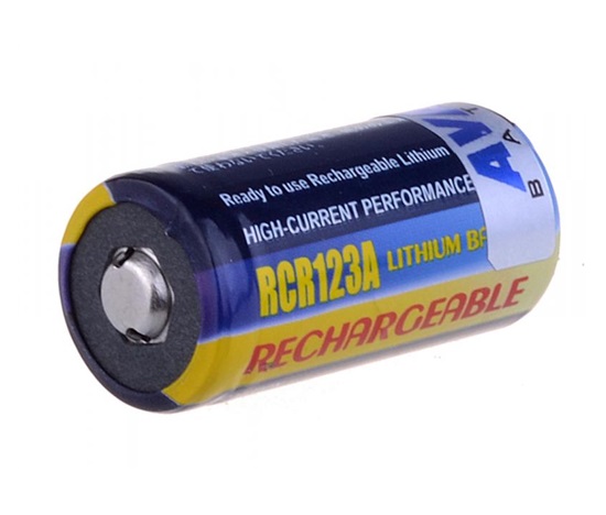 AVACOM nabíjecí fotobaterie CR123A, CR23, DL123A Li-Fe 3V 500mAh 1.5Wh