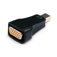 GEMBIRD Redukce mini DisplayPort - VGA (M/F, černá)