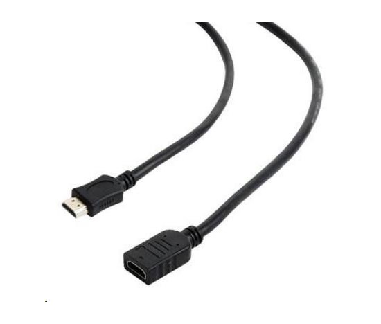 GEMBIRD Kabel prodlužovací HDMI - HDMI 1,8m (zlacené konektory, stíněný)