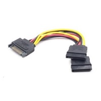 GEMBIRD Kabel SATA napájecí rozdvojka 2x SATA, 15cm