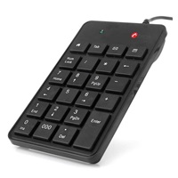 C-TECH klávesnice numerická KBN-01, 23 kláves, USB slim black