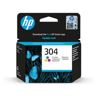 HP 304 Tri-color Ink Cartridge (100 pages)