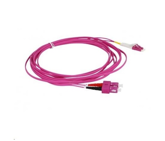 Duplexní patch kabel MM 50/125, OM4, SC-LC, LS0H, 5m