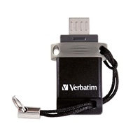 VERBATIM Dual USB Drive 16 GB - OTG/USB 2.0 for Smarphones & Tablets