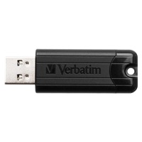 VERBATIM Flash Disk PinStripe USB 3.0, 16GB - černá