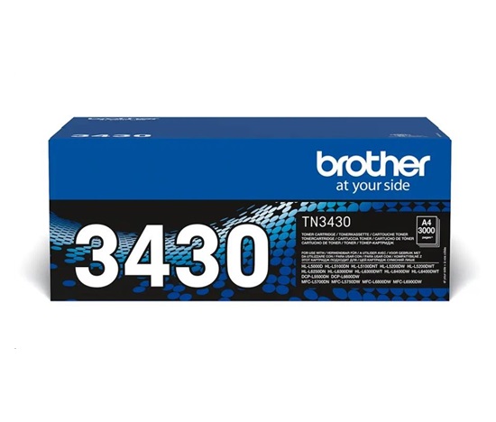 BROTHER Toner TN-3430 ( HL-L5xxx,HL-L6xxx, DCP/MFC-L5xxx, DCP/MFC-L6xxx,3 000 str. A4)