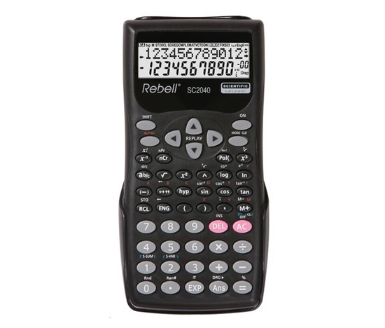 REBELL kalkulačka - SC 2040 BK/WH - různé barvy