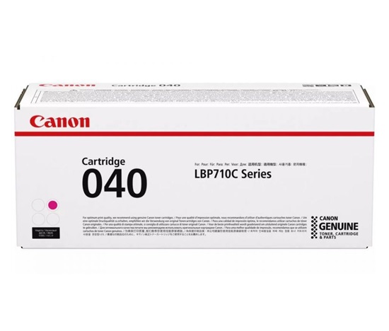 Canon TONER  CRG-040M purpurová pro i-SENSYS LBP710Cx, LBP712Cx, LBP7780Cx (5400 str.)