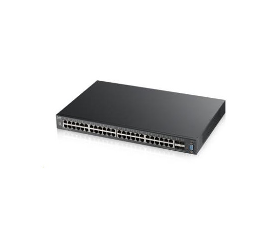 Zyxel XGS2210-52 52-port Managed L2+ Gigabit Switch, 48x gigabit RJ45, 4x 10GbE SFP+