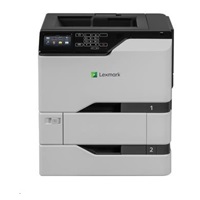 LEXMARK tiskárna CS720dte, A4 COLOR LASER, 1024MB, USB/LAN, duplex, dotykový LCD, 2x zásobník papíru