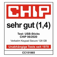 VERBATIM Flash Disk 128GB V3 MAX, USB 3.0, modrá