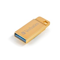 VERBATIM Flash Disk 64GB Metal Executive, USB 3.0, zlatá