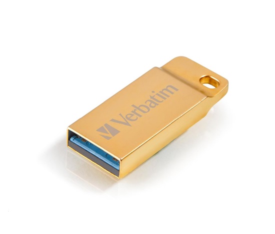 VERBATIM Flash Disk 32GB Metal Executive, USB 3.0, zlatá