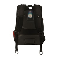 CRONO batoh na notebook Dakota15,6", černý/ červený