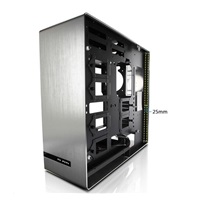 IN WIN skříň 909, Full Tower, bez zdroje, Silver, USB 3.1