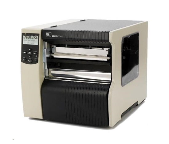 ZEBRA 220Xi4 průmyslová tiskárna 203dpi, 216mm, USB, RS232, LAN, DT/TT, řezačka