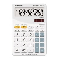 SHARP kalkulačka - EL-M332BWH - bílá