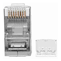 Intellinet konektor RJ45, Cat6A, stíněný STP, 15µ, drát, 90 ks v nádobě