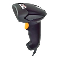 Virtuos CCD čtečka HT-310A s dlouhým dosahem, USB (klávesnice/RS232),stojánek , černá