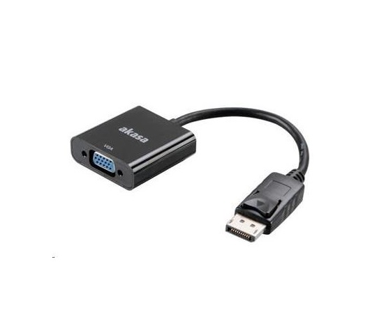 AKASA kabel redukce DisplayPort na VGA (D-SUB), 20cm