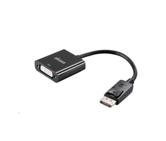 AKASA kabel redukce DisplayPort na DVI, 20cm