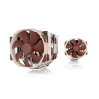 NOCTUA Chladič CPU NH-D15, 2x 140mm, LGA1851, AM5, hnědá/stříbrná