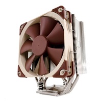 NOCTUA Chladič CPU NH-U12S, 1x 120mm, LGA1851, AM5, hnědá/stříbrná