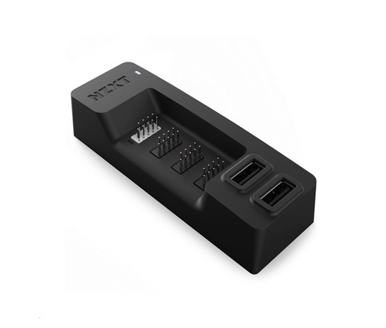 NZXT rozšiřující karta IU01 USB Expansion, 3x USB 2.0 interní, 2x USB 2.0 externí, uzavřené magnetické tělo