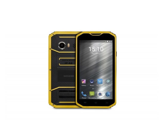 GOCLEVER Quantum 3 550 Rugged LTE, odolný telefon IP68, Dual SIM, 5,5" IPS Gorilla Glass 3