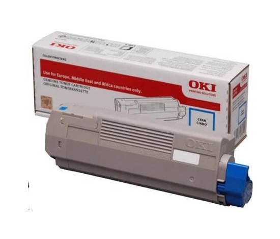 OKI Cyan toner do C532/C542 a MC563/MC573 (6 000 stránek)