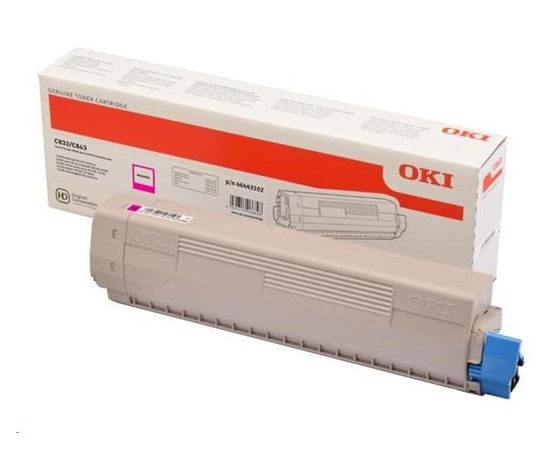 OKI Magenta toner do C833/C843 (10 000 stránek)