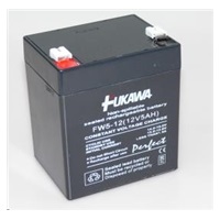 Baterie - FUKAWA FW 5-12 U (12V/5Ah - Faston 250) SLA baterie, životnost 5let