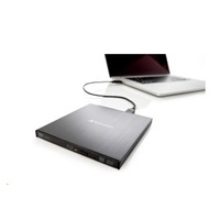 VERBATIM externí mechanika Slimline Blu-ray Rewriter USB 3.0 Zdarma BR Disc 25GB (CD DVD BD Mdisc) +NERO