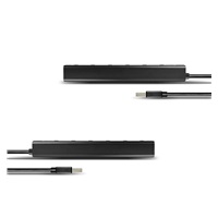 AXAGON HUE-SA7BP, 7x USB 3.0 ALU CHARGING hub, vč. AC adaptéru, kabel USB-A 40cm