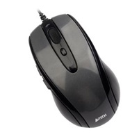 A4tech N-708X V-Track optická myš, 1600DPI, USB, černá