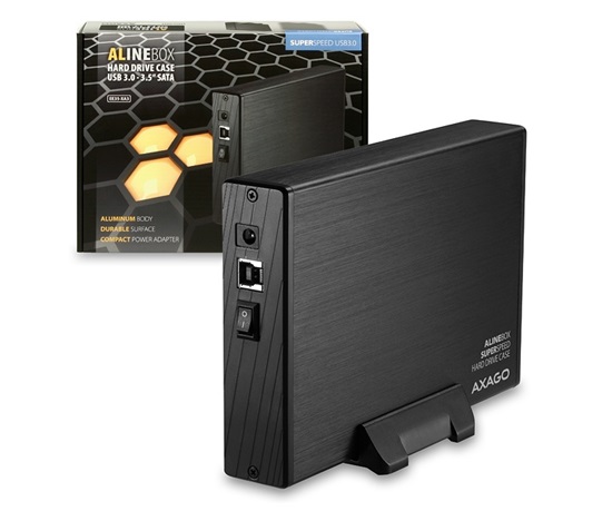 AXAGO - EE35-XA3 USB3.0 - SATA 3.5" externí ALINE box POŠKOZENÝ OBAL