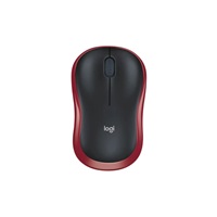 Logitech Wireless Mouse M185, red
