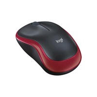 Logitech Wireless Mouse M185, red
