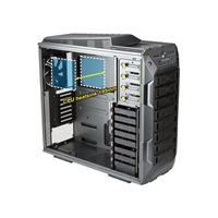 IN WIN skříň Grone Black/Red, Midi Tower, bez zdroje