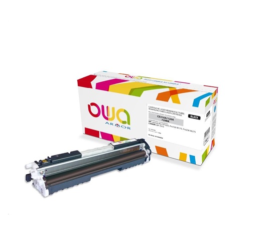 OWA Armor toner pro HP Laserjet Pro CP1025, Pro100 M175, Pro200 M275, 1200 Stran, CE310A, černá/black
